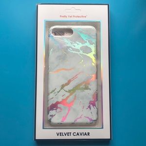 Velvet Caviar White Marble iPhone 8 Plus Case